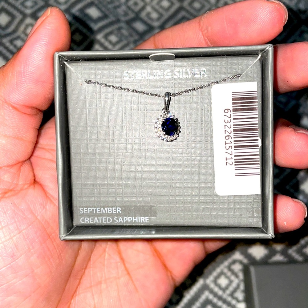 Sapphire necklace
